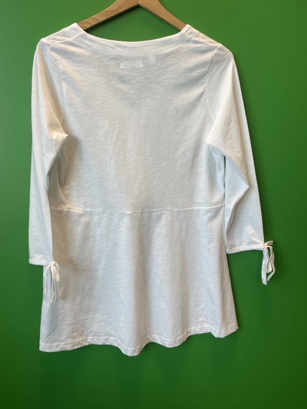 White long sleeved top