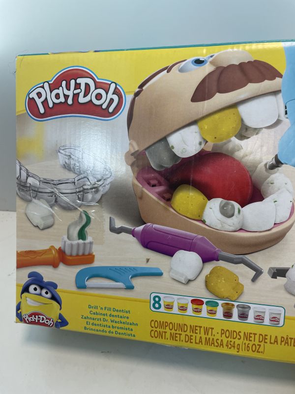 Play-Doh drill and fill