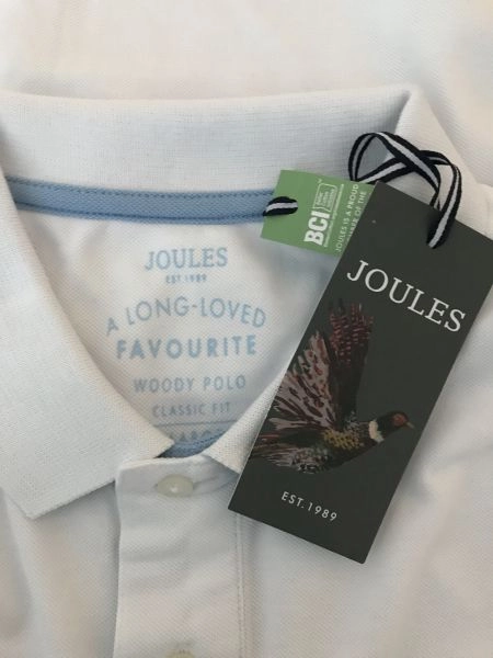 Joules White Woody Classic Polo Shirt