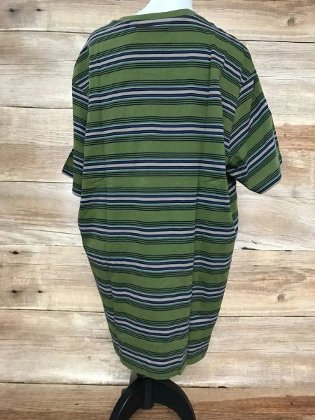 Penguin by Munsingwear Green Stripy T-Shirt