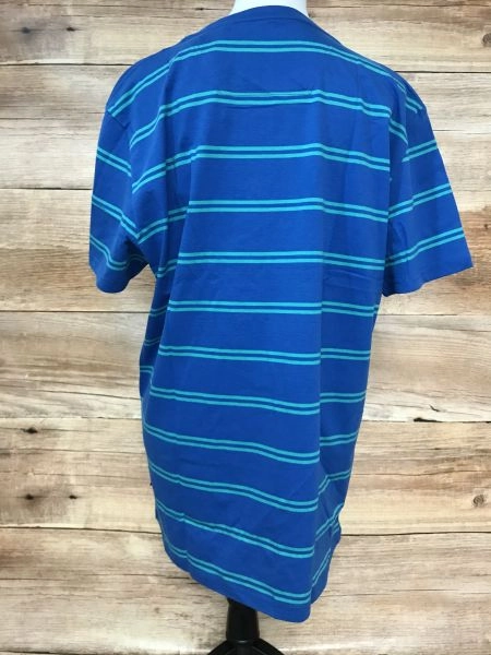 Joules Blue and Green Stripe Boathouse T-Shirt