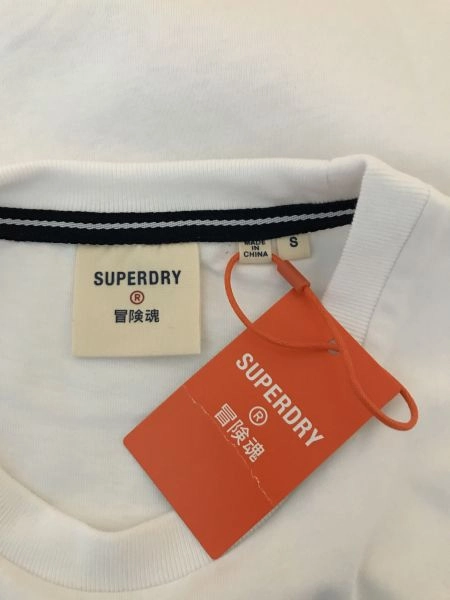 Superdry White Sport Style Classic Tee