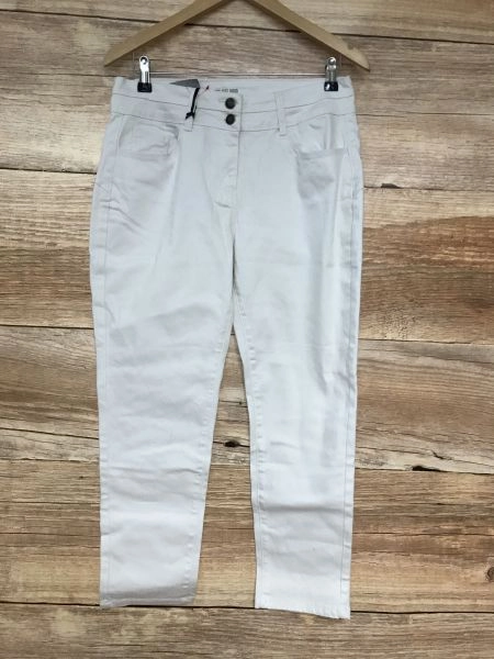 Kaleidoscope The Feel Good Skinny Cropped White Jeans