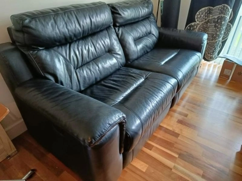 Leather sofa needs a new home