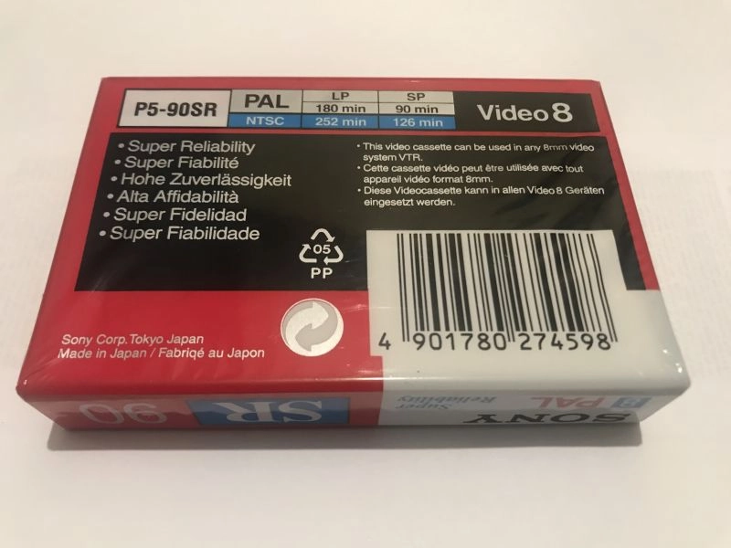 Sony P5-90 SR Blank Video Cassette Tape