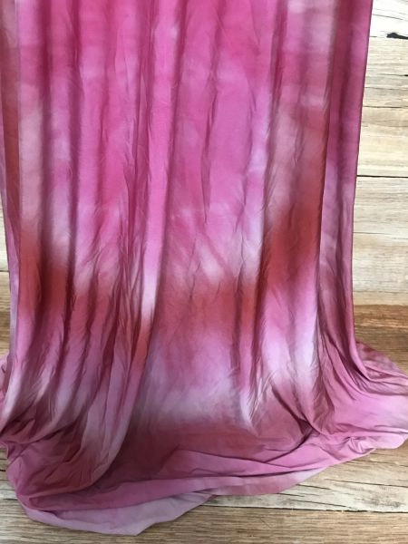 Kaleidoscope Pink Tie Dye V Neck Dress