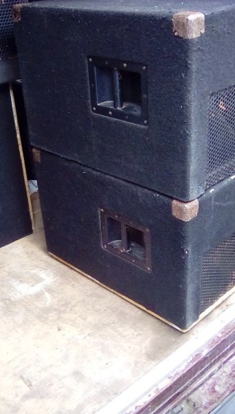 PA or DJ sub bass speakers x4 for sale