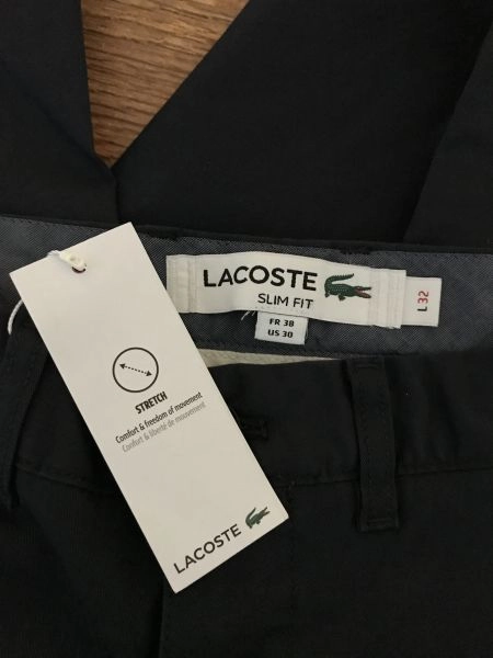 Lacoste Navy Slim Fit Trousers