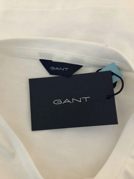 Gant White Short Sleeve T-Shirt
