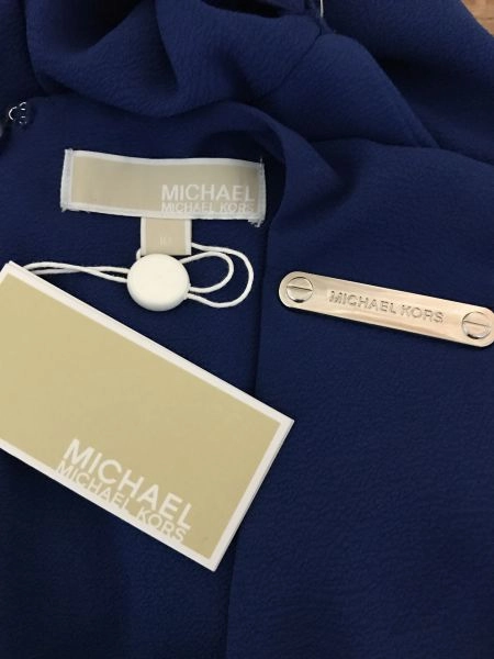 Michael Kors Twilight Blue Sleeveless Jumpsuit
