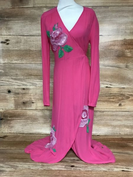 Fabienne Chapot Pink Embellished Natasja Show Dress