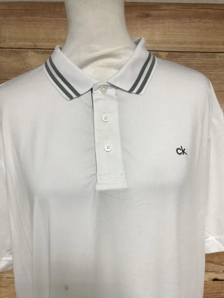 Calvin Klein White Golf Tech Polo Shirt
