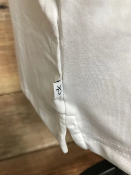 Calvin Klein White Golf Tech Polo Shirt