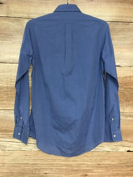 Ralph Lauren Blue Cotton Oxford Style Shirt