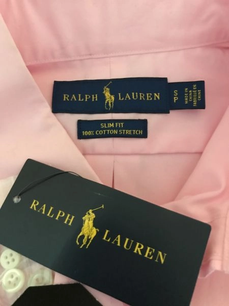 Ralph Lauren Pink Cotton Oxford Style Shirt