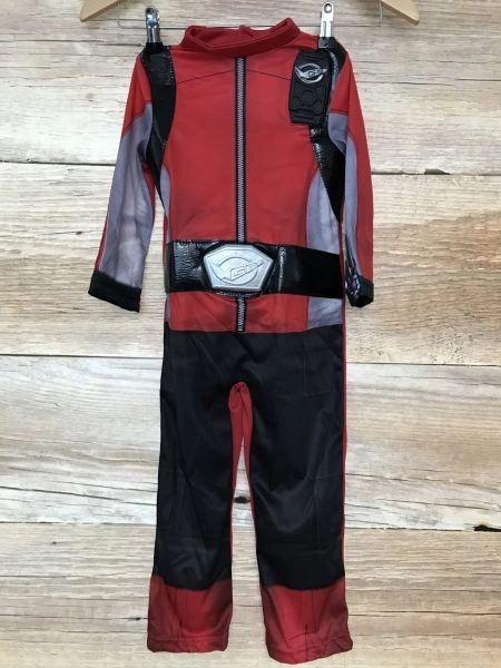 Official Power Rangers Deluxe Red Beast Morpher Costume