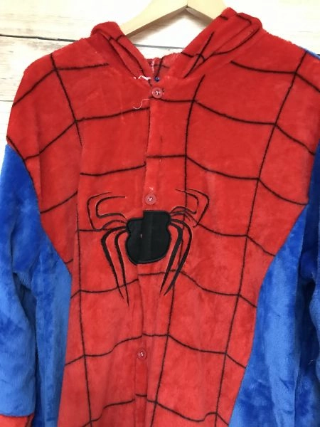 Adult Spiderman Fleece Hooded Onesie