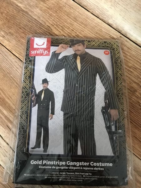 Smiffy's Men's Medium Size Gangster Costume