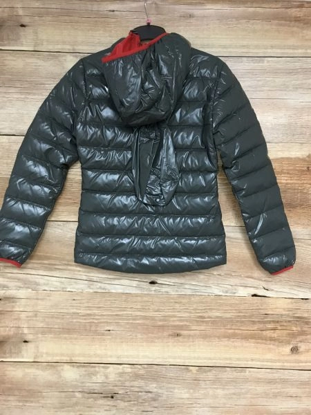 iFlow Diamond Series Grey and Red Quilted Puffer Jacket
