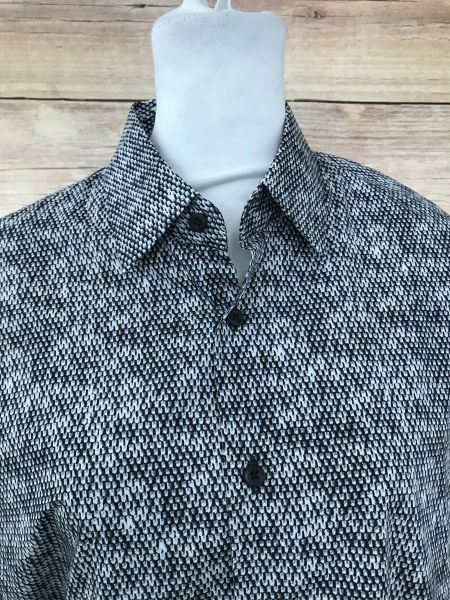 Prada Snakeskin Print Long Sleeve Shirt