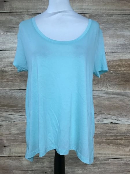 Tommy Hilfiger Turquoise Wide Neck T-Shirt