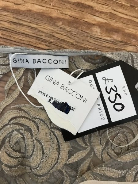 Gina Bacconi Gold Tie Up Bolero Style Jacket