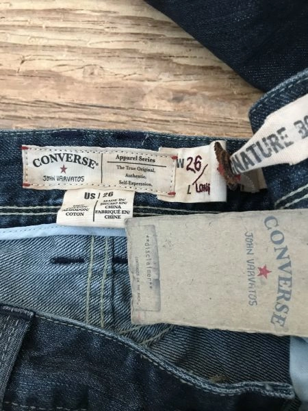 Converse Black John Varvatos Jeans