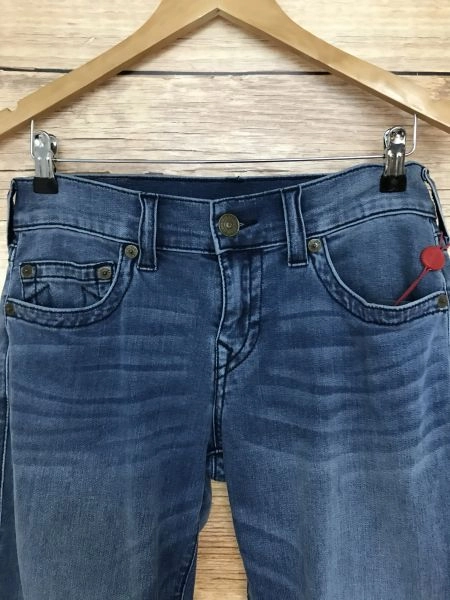 True Religion Blue Relaxed Slim Jeans