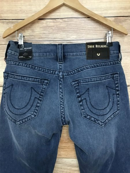 True Religion Blue Relaxed Slim Jeans