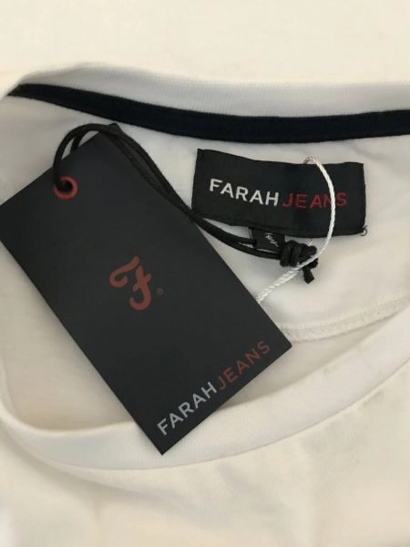 Farah Jeans White Short Sleeve T-Shirt