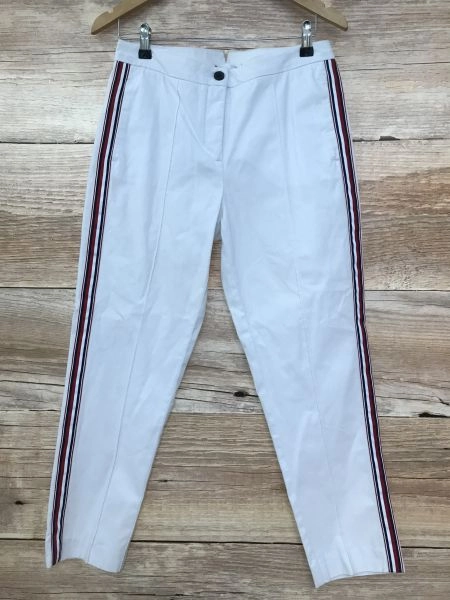 Tommy Hilfiger White Essential Slim Trousers