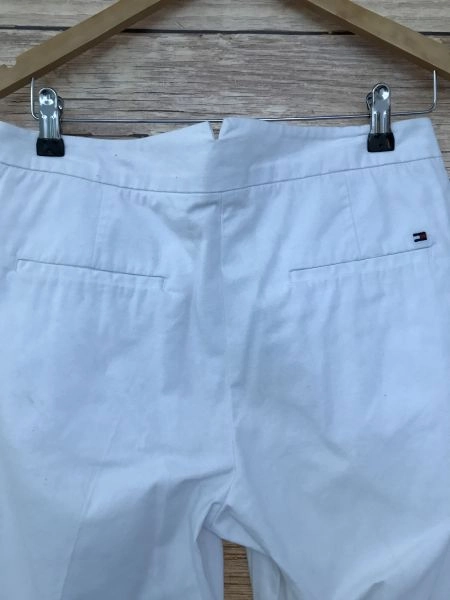 Tommy Hilfiger White Essential Slim Trousers