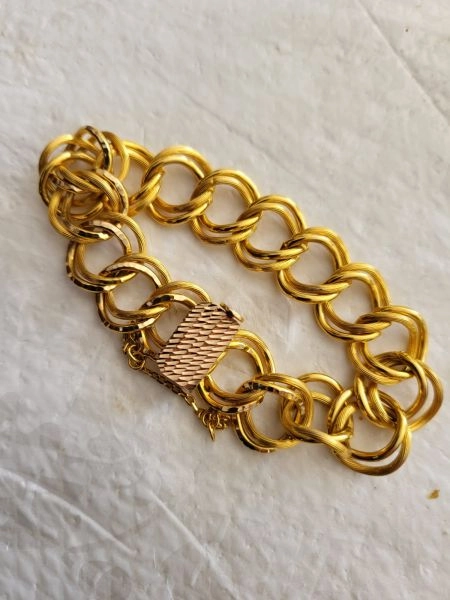 14 carat yellow gold bracelet