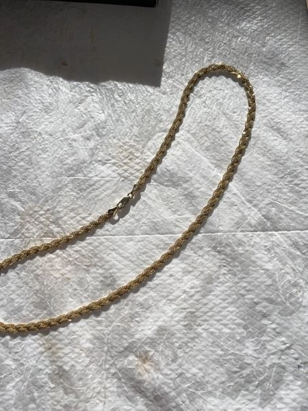 14 carat gold mens necklace