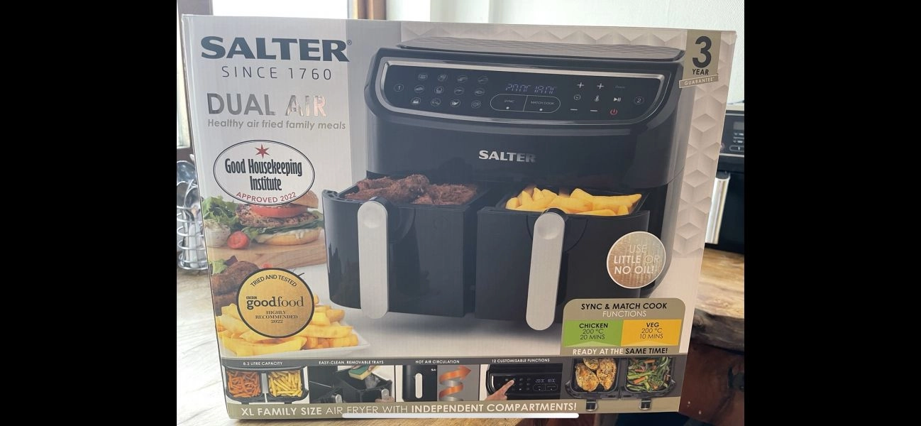 Salter Pro Dual Air Fryer - Brand new boxed