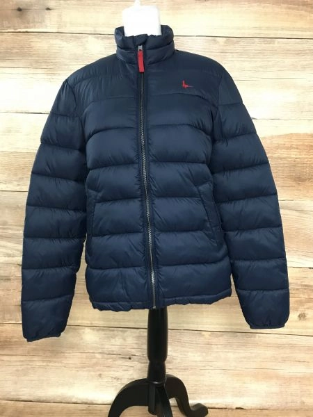 Jack Wills Navy Quilted Puffer Jacket