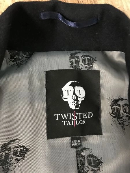Twisted Tailor Black Single Breasted Jacket