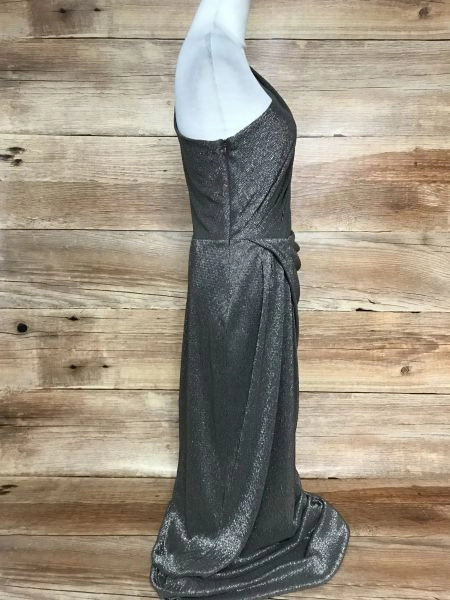 Ralph Lauren Bronze One Shoulder Maniann Dress