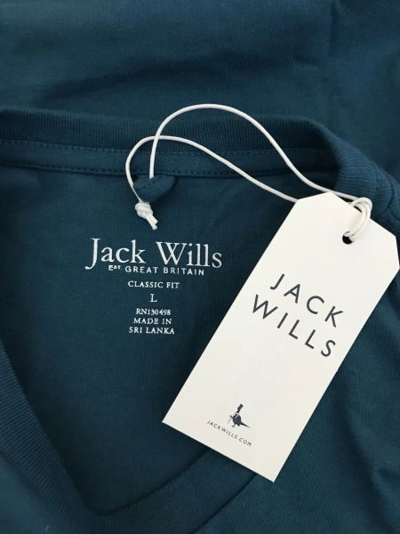 Jack Wills Teal Sandleford T-Shirt