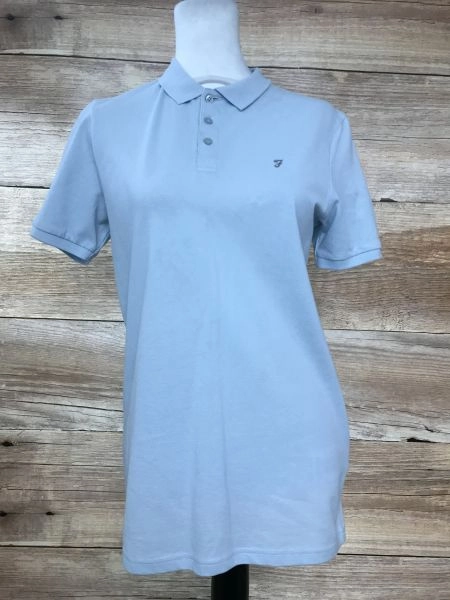 Farah Junior Light Blue Short Sleeve Polo Shirt