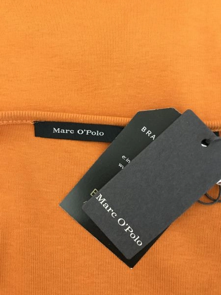 Marc O'Polo Orange Wide Neck Top