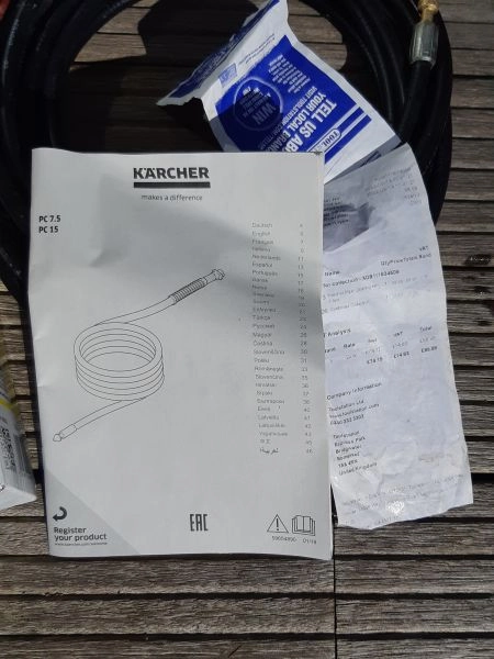 Kärcher Pipe Cleaning Kit PC 7.5 - as new