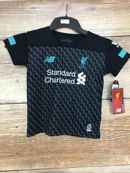 New Balance Black Official Liverpool Team Shirt