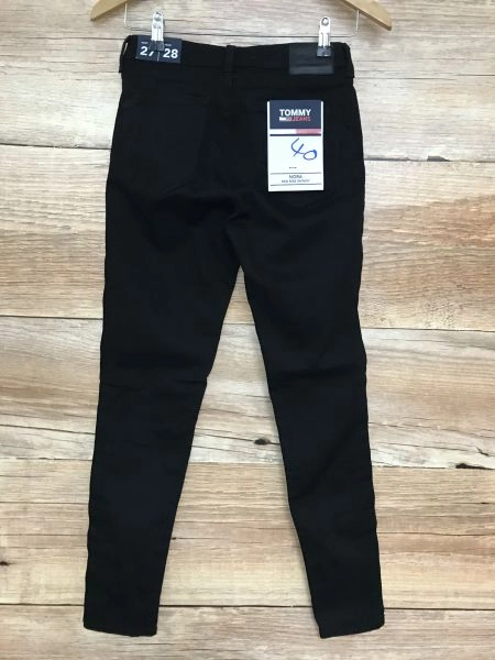 Tommy Jeans Black Nora Mid Rise Skinny Jeans