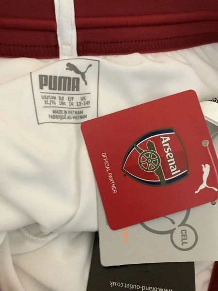 Puma White Official Arsenal Team Shorts