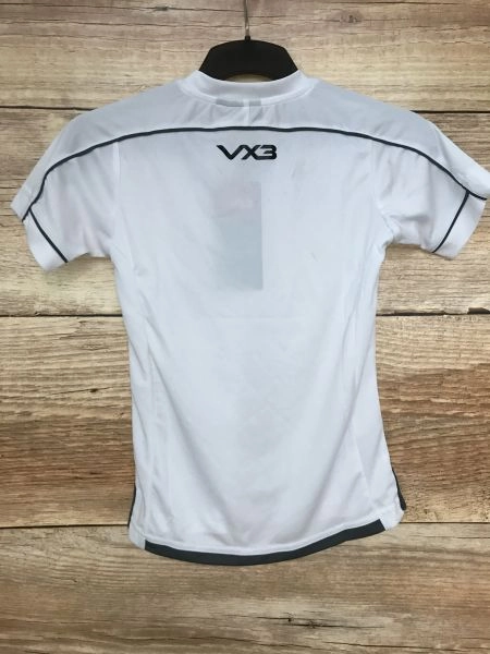 VX3 White Sports T-Shirt