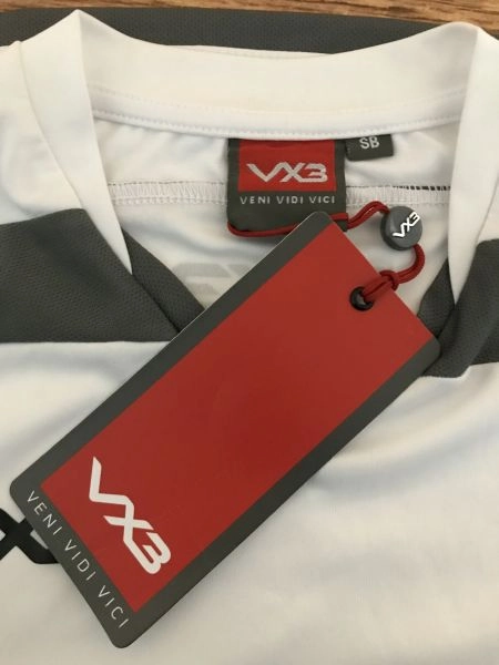 VX3 White Sports T-Shirt