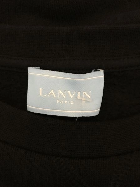 Lanvin Paris Black Long Sleeve Sweater