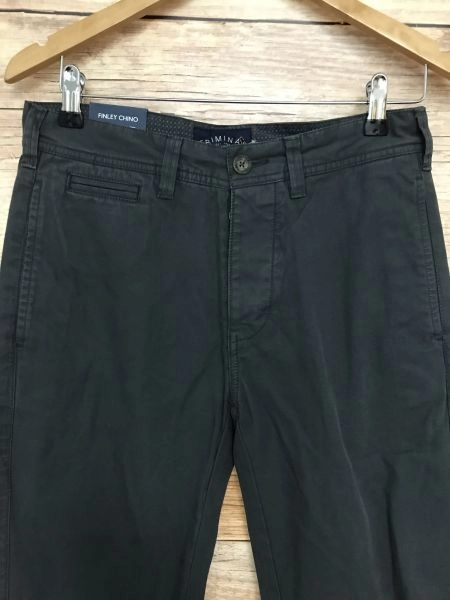 Criminal Grey Finely Chino Style Trousers