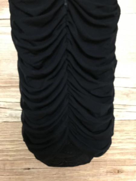 Bardot Black Long Sleeve Body Con Dress